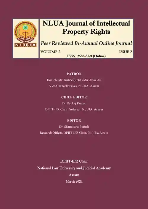 NLUA Journal of Intellectual Property Rights Volume 2 Issue 2